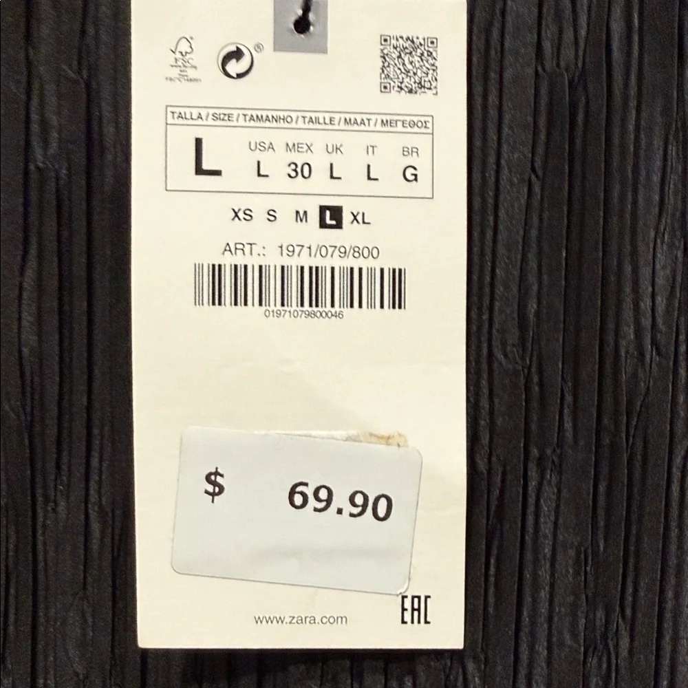 Zara Black Sleeveless Maxi Dress - Large - Picture 8 of 8
